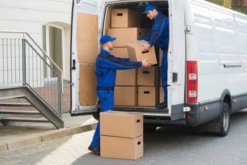 Business items stored safely in a Tooting storage unit