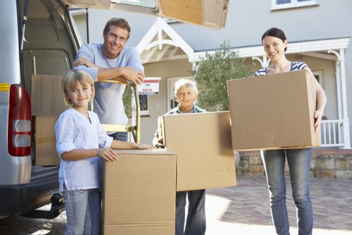 Professional man and van transport for flat removals in Tooting